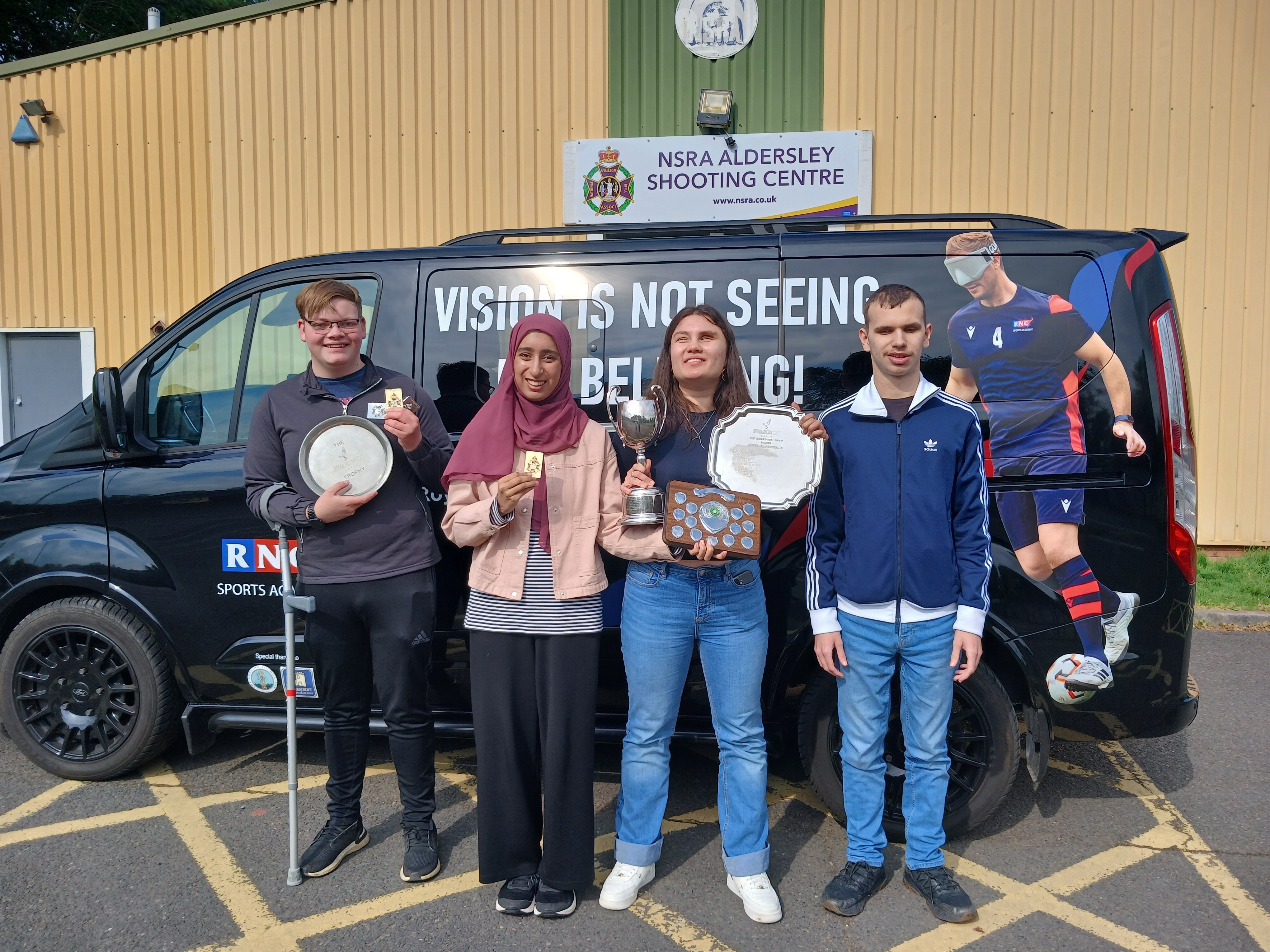 British Championship glory for RNC as students sweep acoustic shooting titles